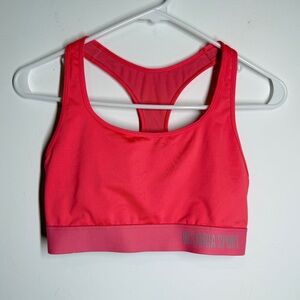 Victoria’s Secret Victoria Sport Racerback Sports Bra Vibrant Coral Pink size S